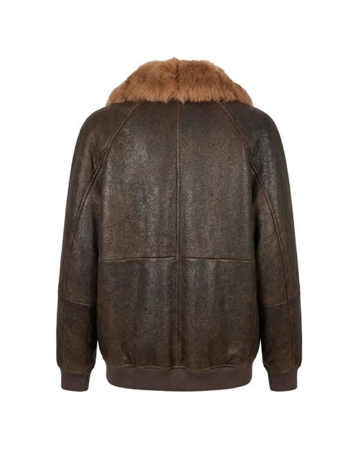 Brunello Cucinelli Gray Fur Jacket