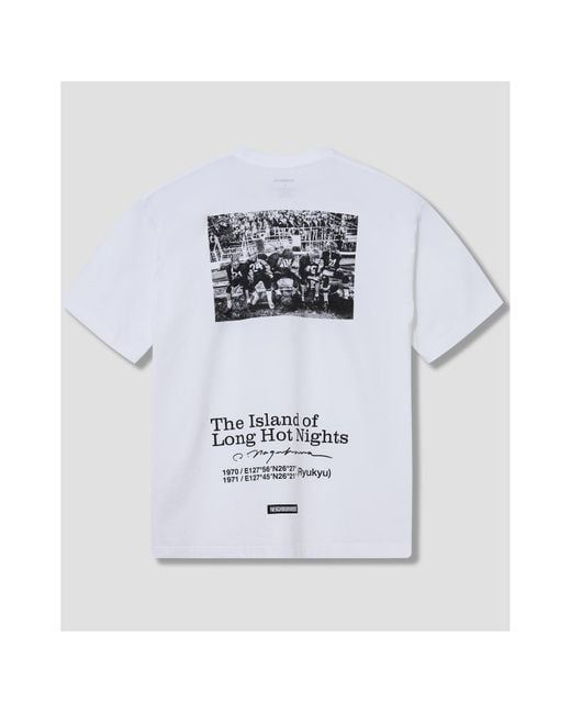 Neighborhood White Short-Sleeved T-Shirt for men