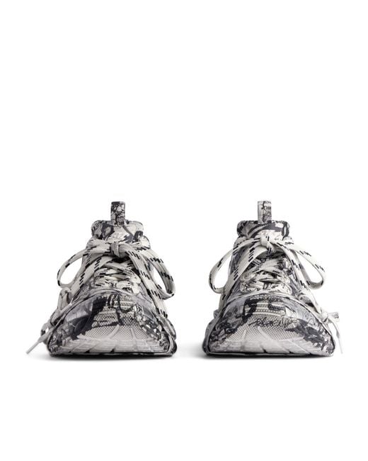 Balenciaga White 3Xl Lace-Up Sneaker for men