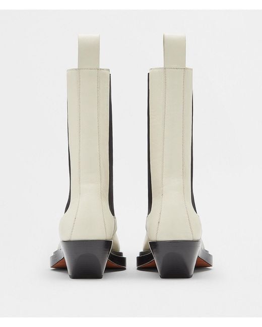 Bottega Veneta Multicolor Square Toe Boots for men