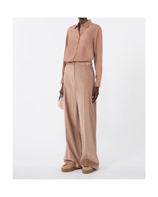 Weekend by Maxmara Pink Patch-Pocket Shirt