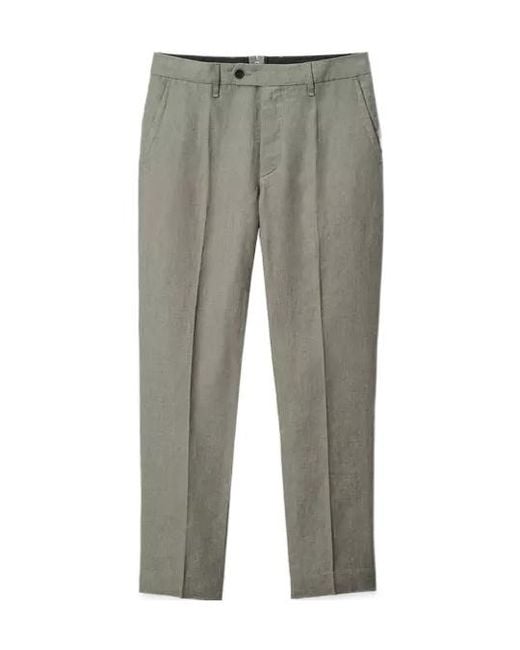 Rag & Bone Gray Evan Linen Trousers for men