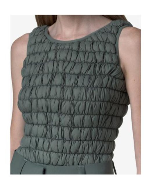 K-Way Gray Lexi Tech Warm Bodysuit
