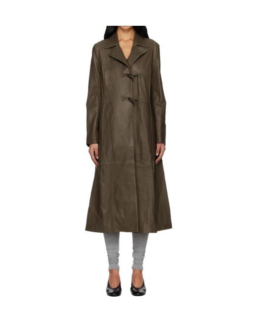 Paloma Wool Green Nolan Long-Sleeved Coat