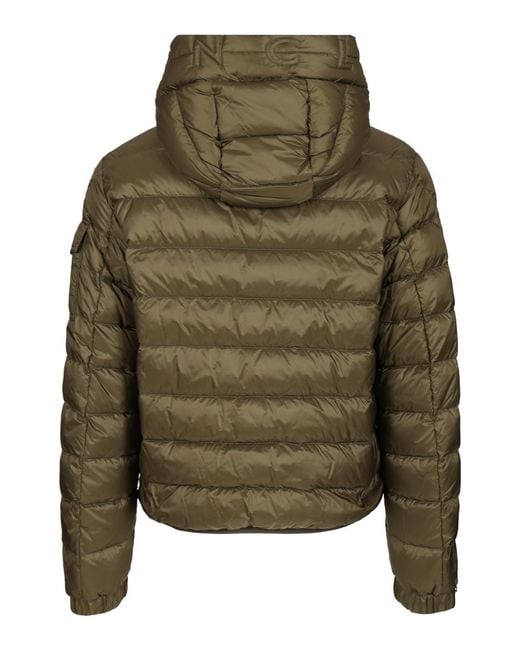 Moncler Green Najan Zip-Up Padded Jacket for men