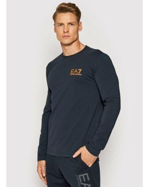 EA7 Blue Logo T-Shirt for men