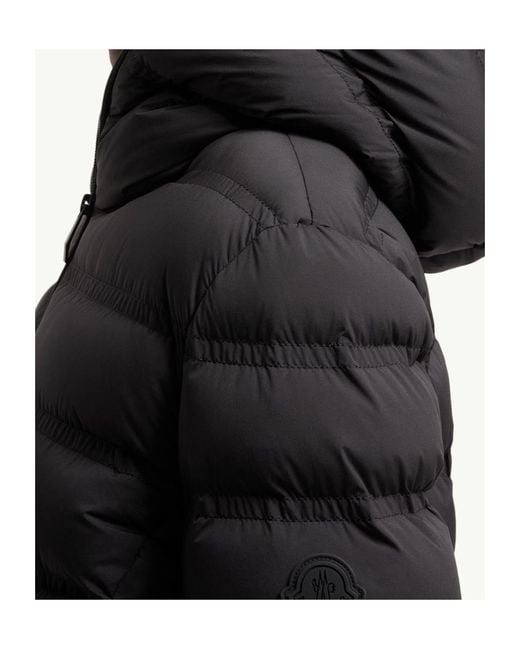 Moncler Black Alete Hooded Short Down Jacket