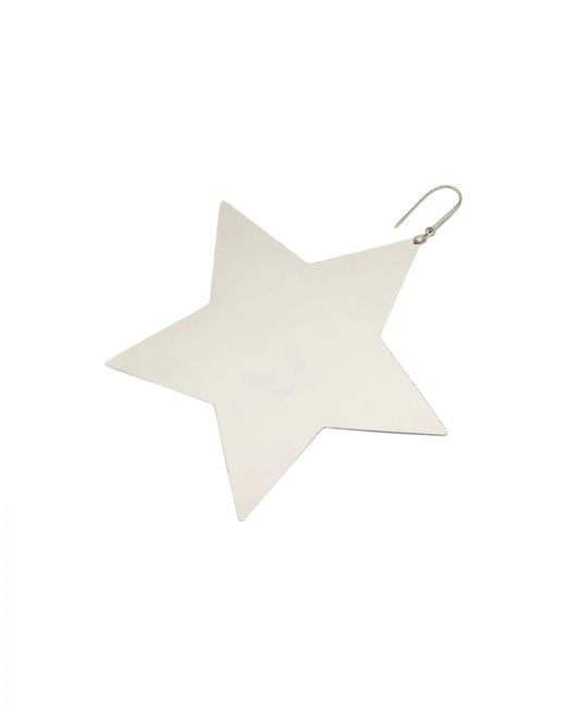Isabel Marant White Metal Earrings