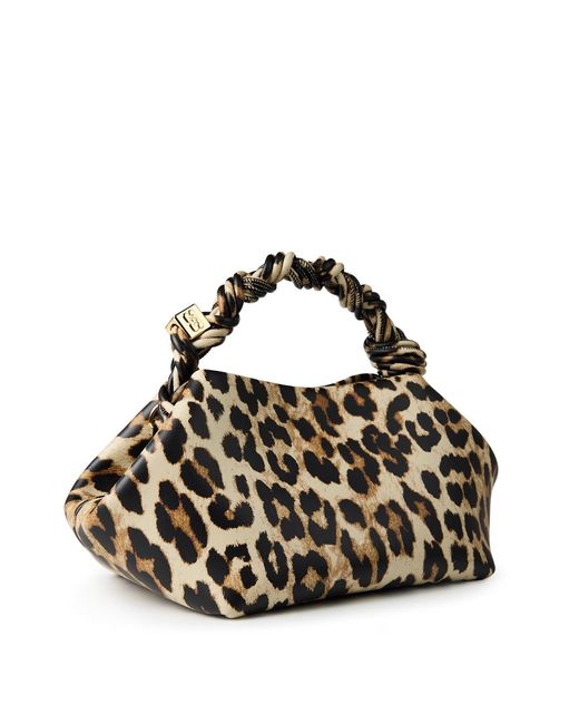 Ganni Metallic Print Crossbody Bag