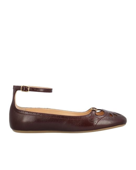 Chloé Brown Chloé Misty Ballet Flats