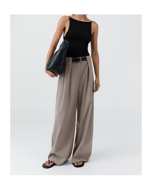 St. Agni Black Backless Camisole Top