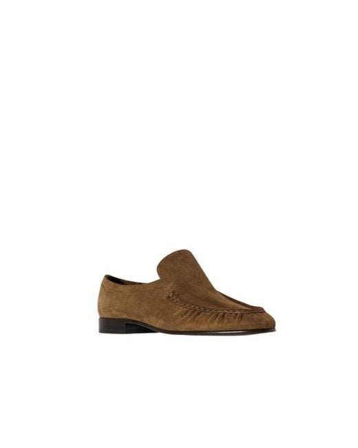 The Row Brown Soft Moccasin Two