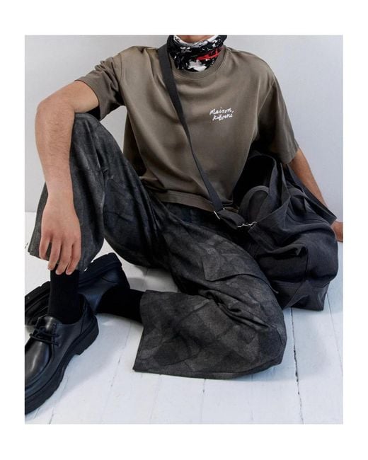 Maison Kitsuné Natural Short-Sleeved T-Shirt for men