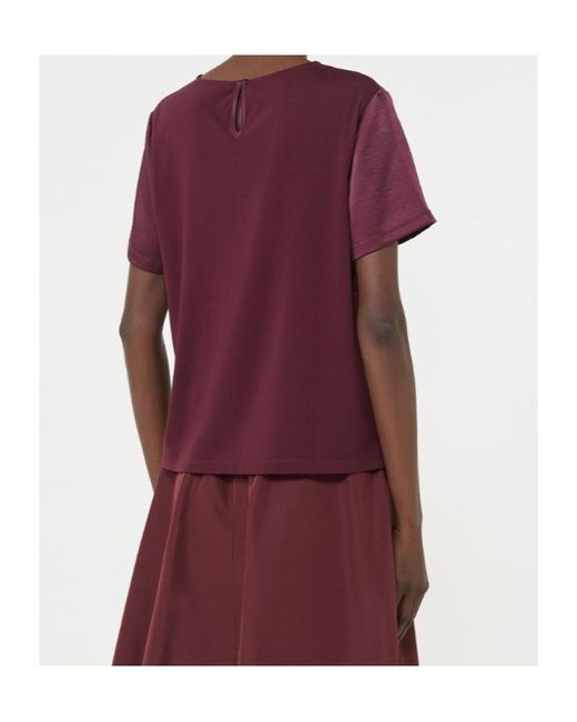 Weekend by Maxmara Purple Straight-Fit T-Shirt