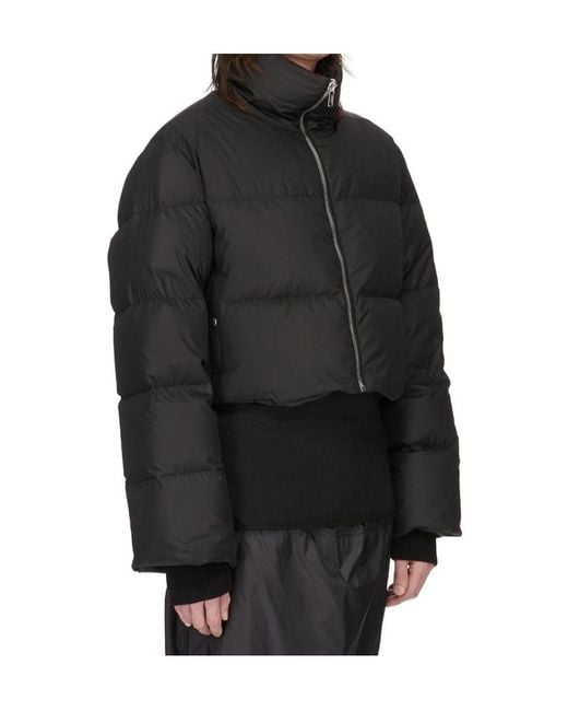 Moncler Black Moncler Rick Owens Cropped Cyclopic Jacket for men