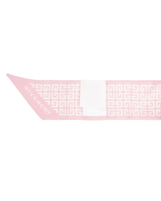 Givenchy Pink Patterned Scarf