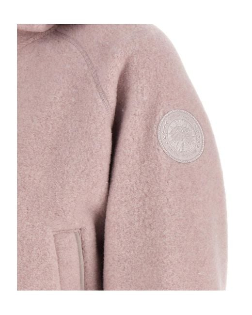 Canada Goose Pink Chilliwack Zip-Up Hoodie