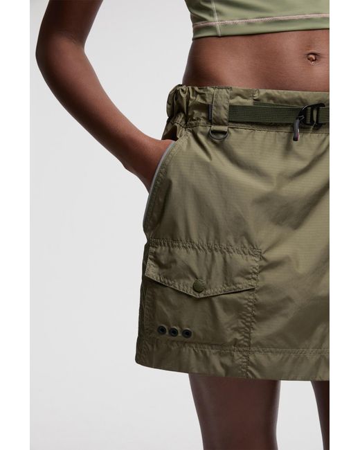 Moncler Green Belted Mini Skort