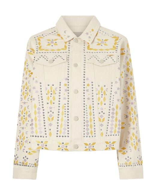Mother Natural Studded Denim Jacket