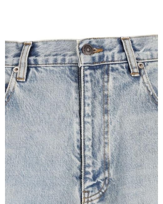 Balenciaga Blue Belt-Loop Jeans