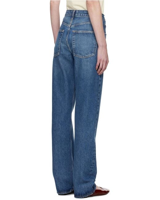 Agolde Blue Kelly V-Waist Jeans