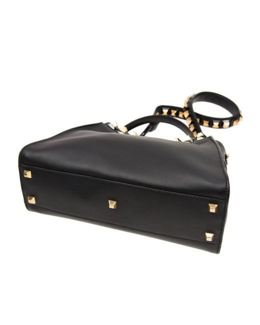 Fendi Black Logo Twist Lock Shoulder Bag