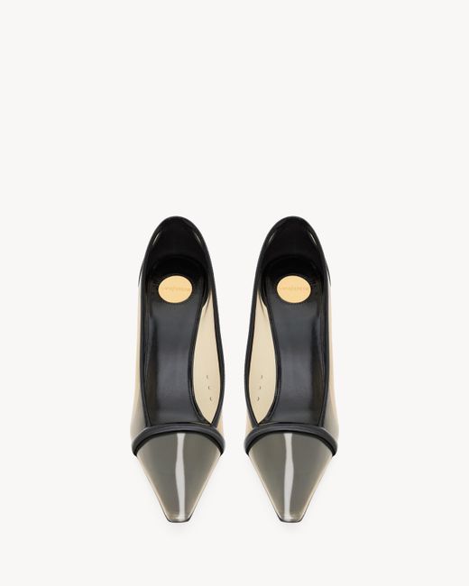 Saint Laurent White Brigitte Pumps