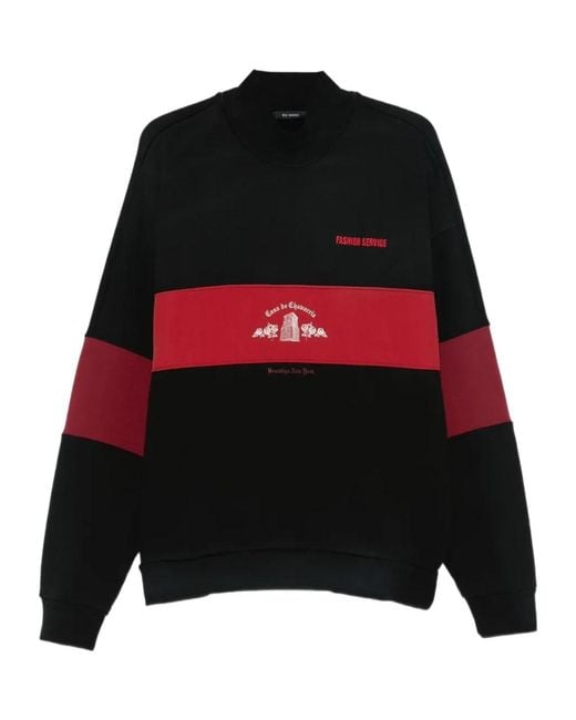 Willy Chavarria Black Casa De Chavarria Crewneck Sweatshirt for men