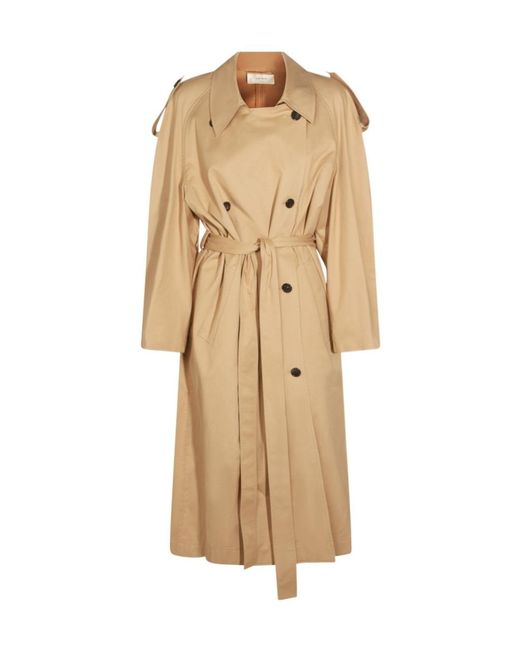 The Row Natural Dester Double-Breasted Coat