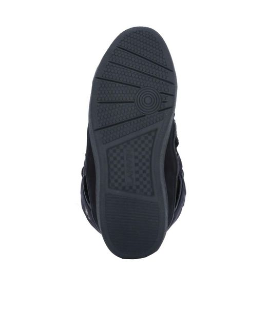 Lanvin Blue Tie Low-Top Sneakers for men