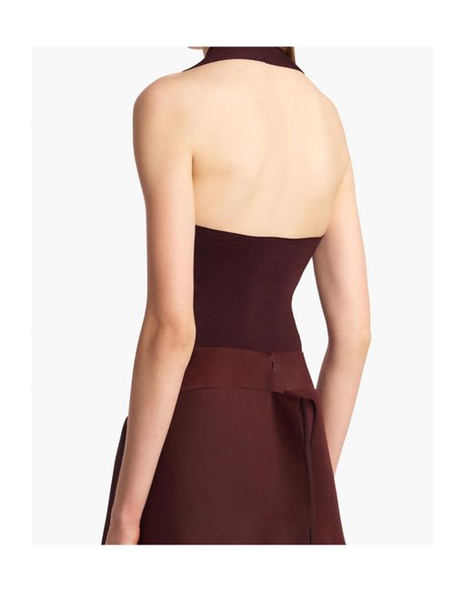 Khaite Black Toto Sleeveless Knitted Bodysuit