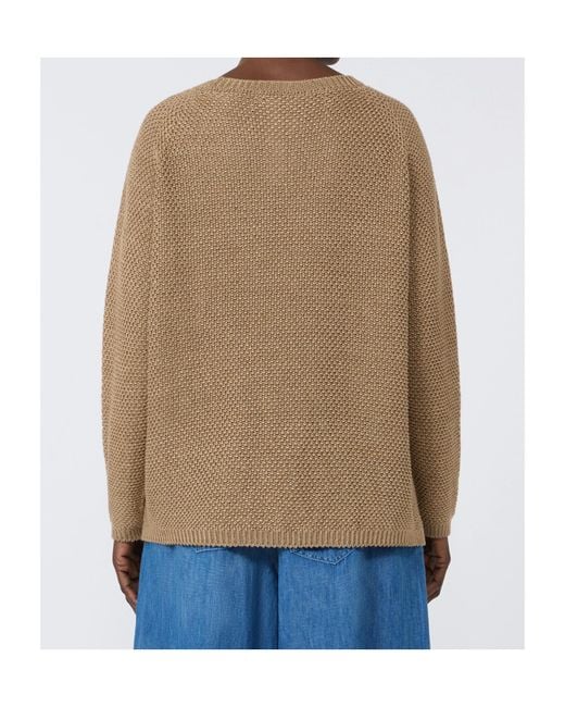 Max Mara Natural Long Sleeve Sweater