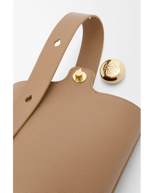 Loewe Natural Mini Pebble Bucket Bag