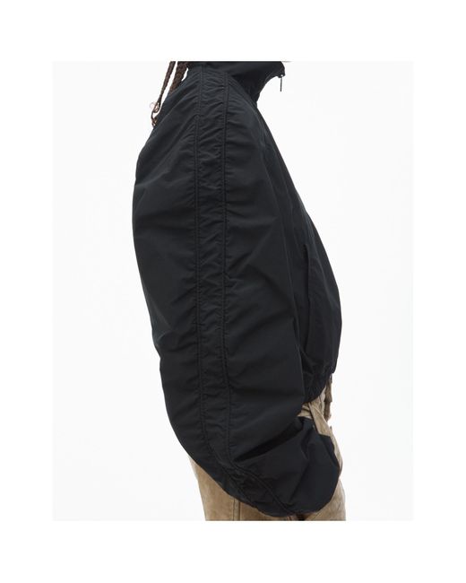 Alexander Wang Black Printed Logo Jacket