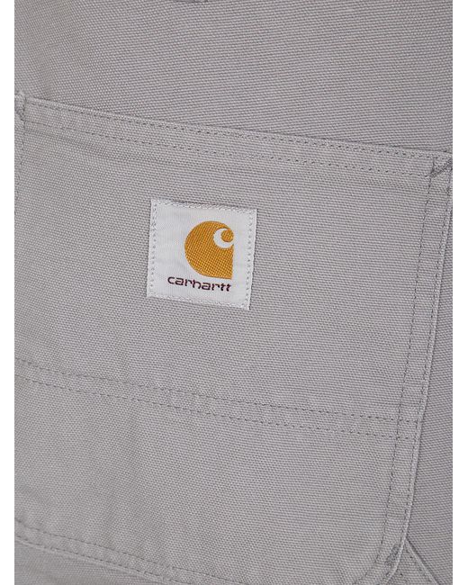 Carhartt Gray Wip Wip Double Knee Pants for men