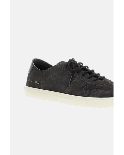 Common Projects Black Lace-Up Leather Sneakers for men