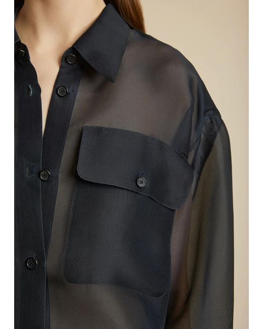Khaite Black The Missa Button-Up Shirt
