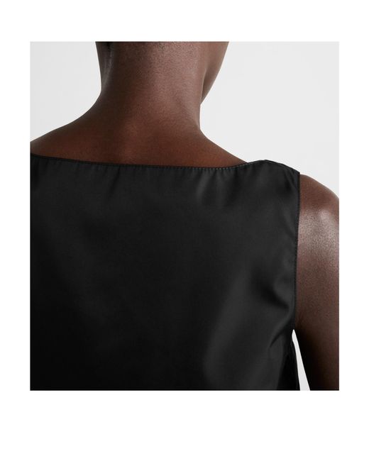 Prada Black Re-Nylon Mini-Dress