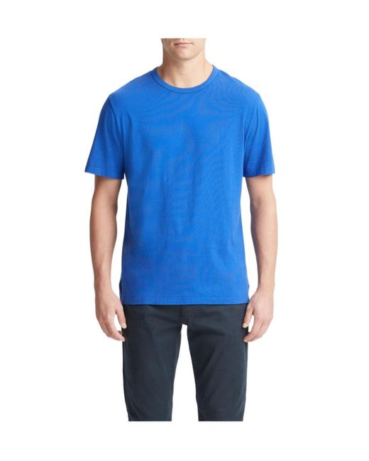 Vince Blue Short-Sleeved T-Shirt for men