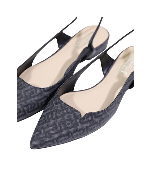 Liu Jo Multicolor Pointed-Toe Flat Sandals