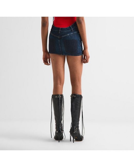 Jean Paul Gaultier Blue Mini Skirt