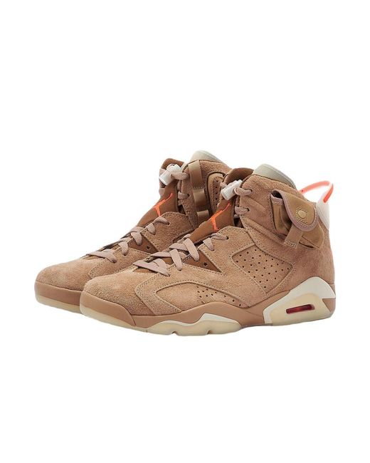 Nike Brown Jordan 6 Retro Travis Scott British Khaki- '20s for men