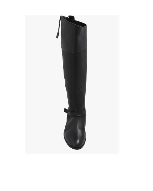 Golden Goose Deluxe Brand Black Charlie Logo-Engraved Boots