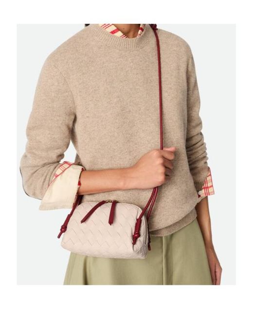 Bottega Veneta Pink Intrecciato Concert Pouch