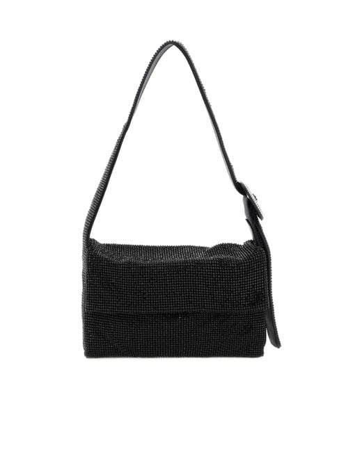 Benedetta Bruzziches Black Vitty La Mignon Embellished Shoulder Bag