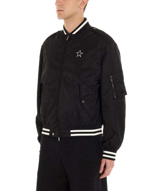Valentino Black Vltn Star Bomber Jacket for men