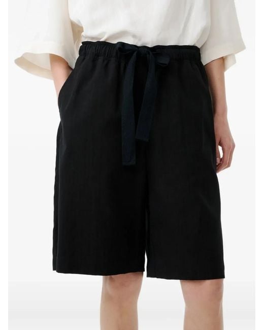 Studio Nicholson Black Elastic Waist Shorts