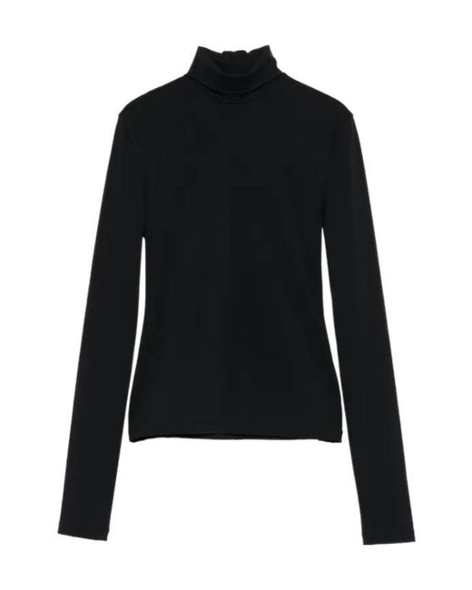 Nanushka Black Turtleneck Top