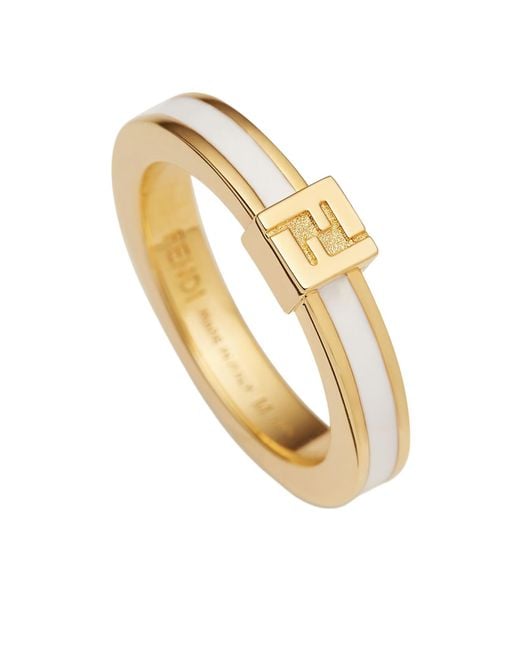 Fendi Metallic Forever Ring