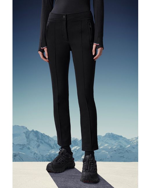 Moncler Black Grenoble Twill Trousers